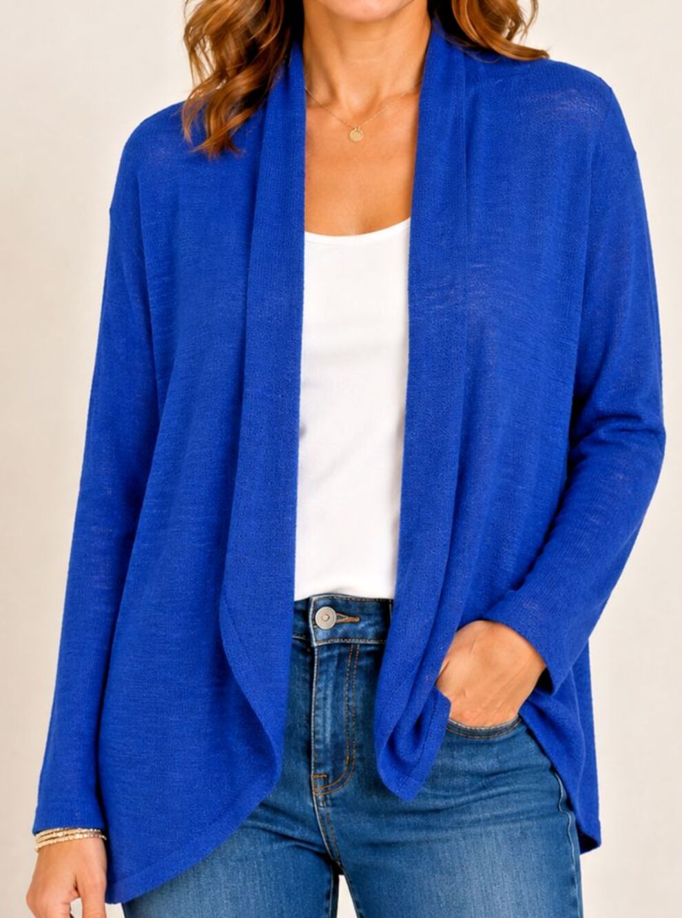Lilly Pulitzer Women’s Faretta Cardigan Open Front Barton Blue Size SM